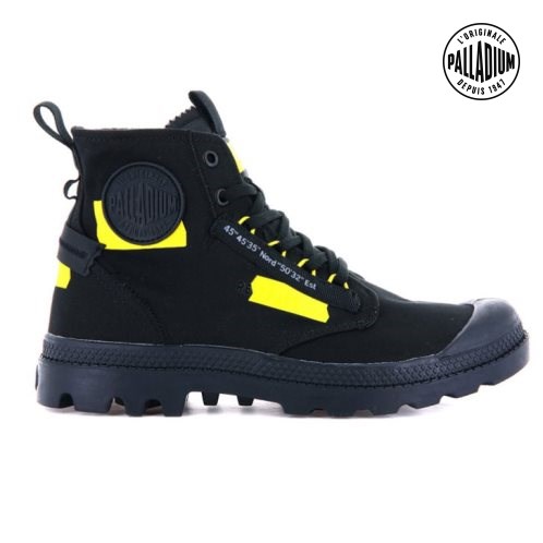 Dámské Boty Palladium Pampa Hi Re-craft Černé | CZ KEM-10B